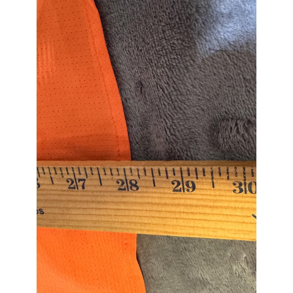 King Ranch Shirt Womens L Orange Western Fishing Snap Front Long Sleeve Sawtooth - Picture 11 of 11